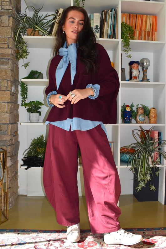 Basso Box Knit Damson